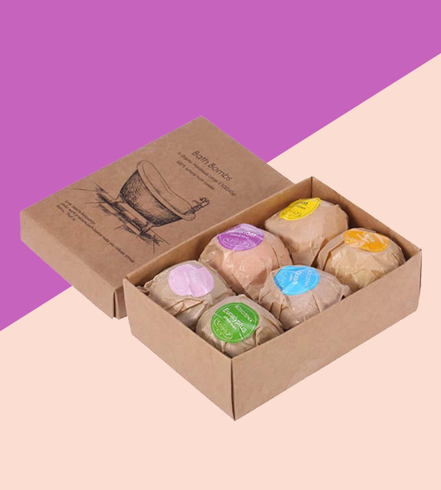 Eco Friendly Bath Bomb Boxes